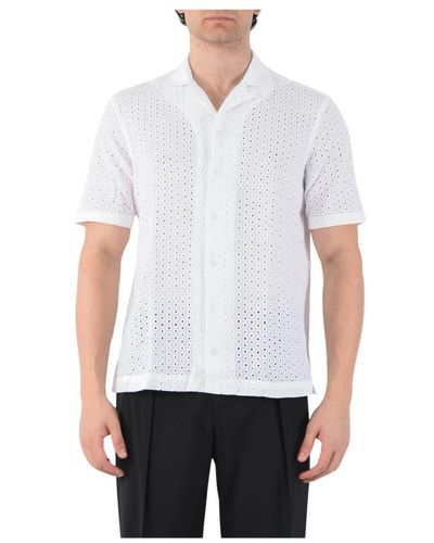 Tagliatore Shirts > short sleeve shirts - Blanc