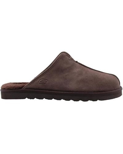 Skechers Shoes > slippers - Marron