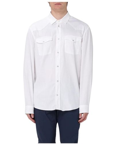 Dondup Stilvolle hemden für männer und frauen - Weiß