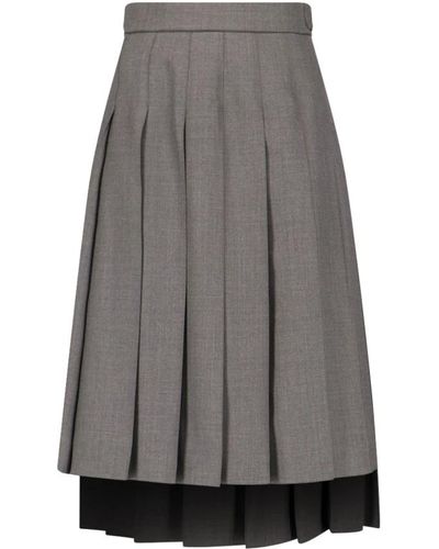 Thom Browne Midi skirts - Grau