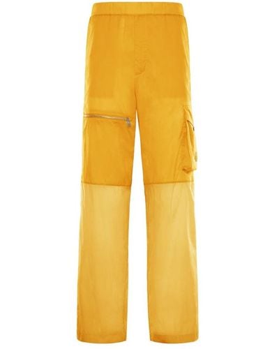Moncler Tapered Trousers - Yellow