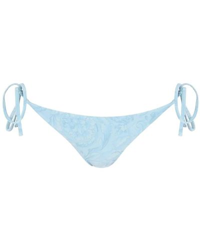 Versace Barockmuster bikini briefs - Blau