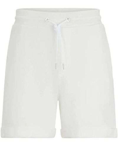 BOSS Weiße shorts ss24
