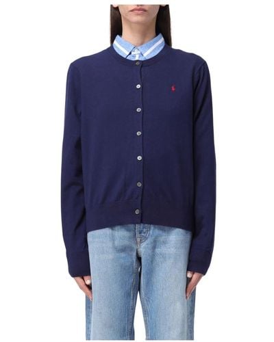 Polo Ralph Lauren Cardigan classico maglione - Blu