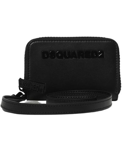 DSquared² Marsupio reißverschluss-geldbörse - stilvolles und praktisches accessoire - Schwarz