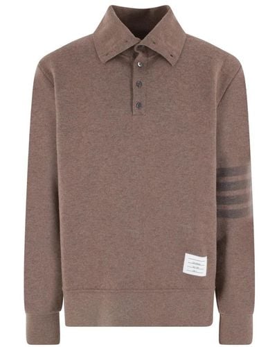 Thom Browne Polo Shirts - Brown