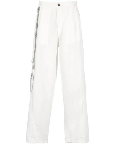 DARKPARK Wide pantaloni - Bianco