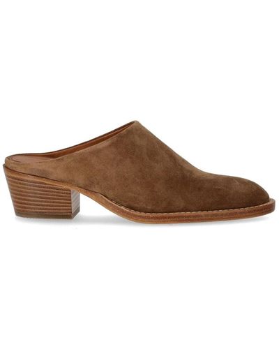 Guglielmo Rotta Shoes > heels > heeled mules - Marron