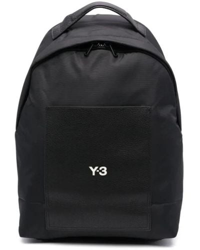 Y-3 Luxuriöser schwarzer rucksack