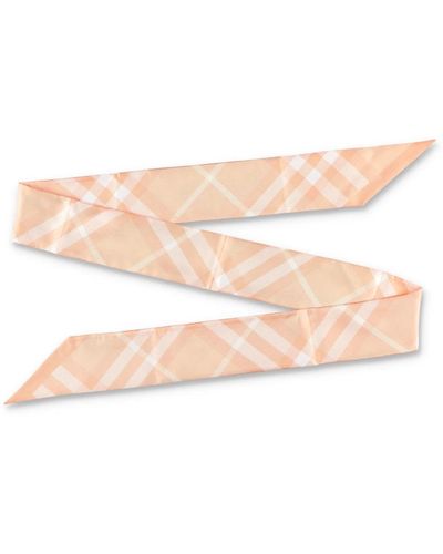 Burberry Silky Scarves - Pink