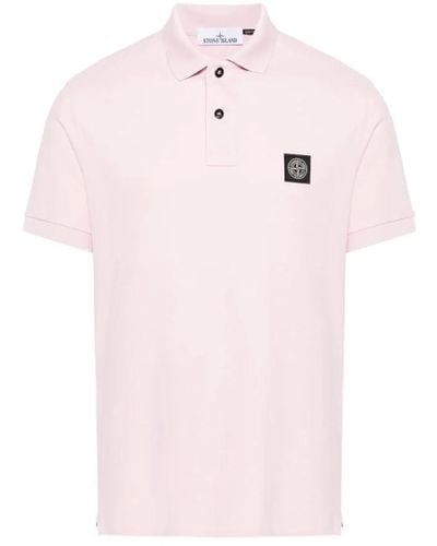 Stone Island Rosa t-shirts & polos für männer - Pink