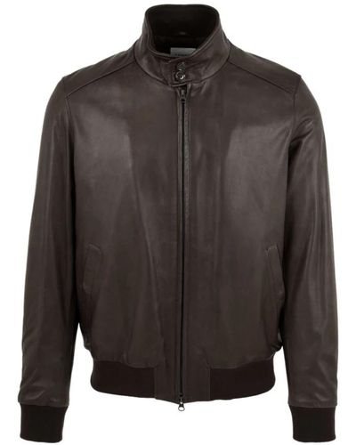 Aspesi Leather Jackets - Gray