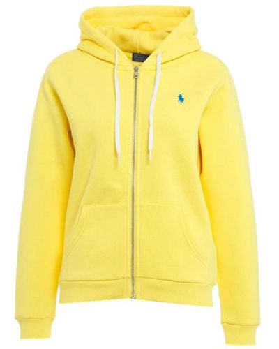 Polo Ralph Lauren Sweatshirts & hoodies > zip-throughs - Jaune