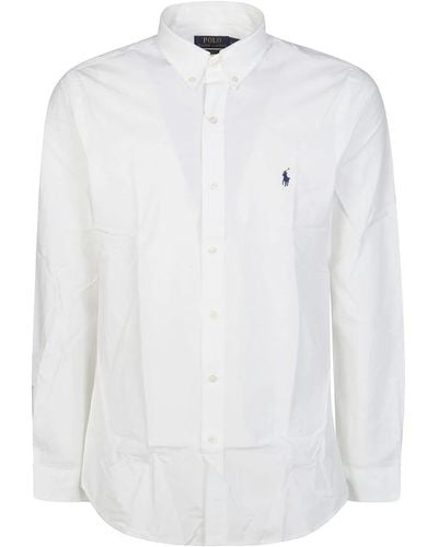 Ralph Lauren Poplin bistrch hemd - Weiß