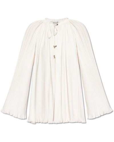 Lanvin Camicia plissettata - Bianco