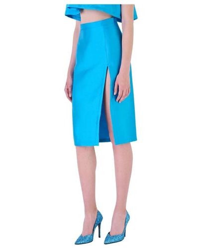 Silvian Heach Skirts > midi skirts - Bleu