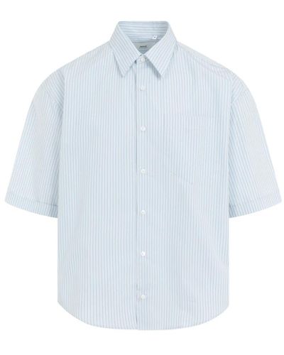 Ami Paris Shirts > short sleeve shirts - Bleu