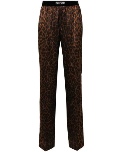 Tom Ford Straight Pants - Brown