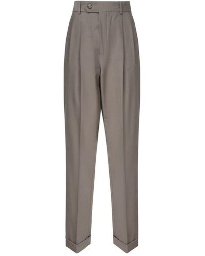 Sportmax Wide Trousers - Grey