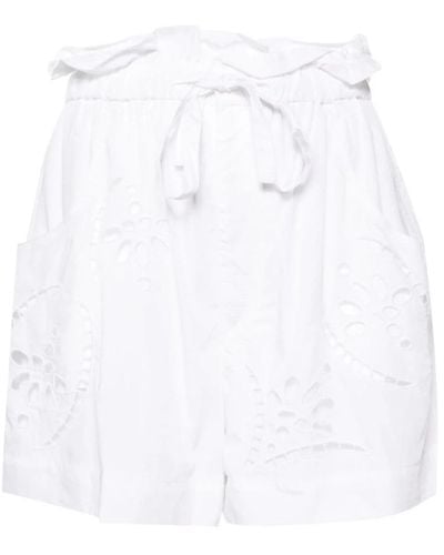 Isabel Marant Short Shorts - White