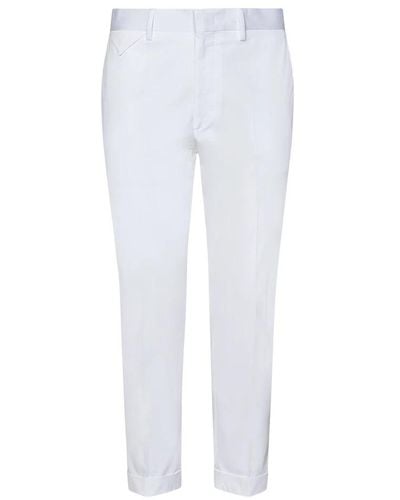 Low Brand Slim-Fit Trousers - White
