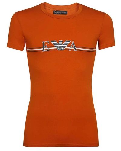 Emporio Armani T-Shirts - Orange