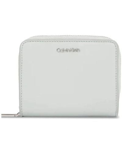 Calvin Klein Portafoglio sottile in pelle - Bianco