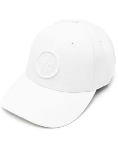 Stone Island Caps - Weiß
