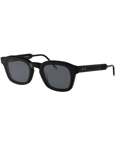 Thom Browne Stylische sonnenbrille für ultimativen sonnenschutz - Schwarz