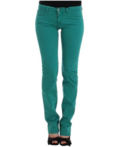 CoSTUME NATIONAL Jeans > slim-fit jeans - Vert