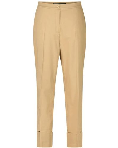 Marina Rinaldi Cropped trousers - Neutro