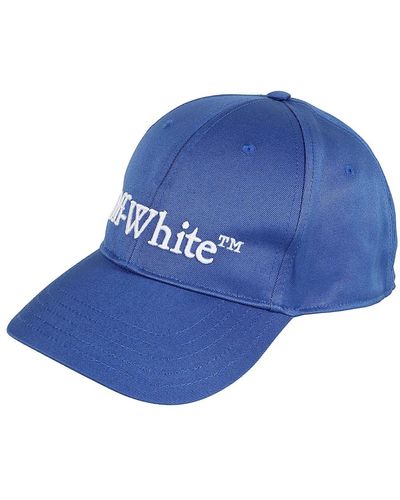 Off-White c/o Virgil Abloh Nautische drill logo baseball cap - Blau