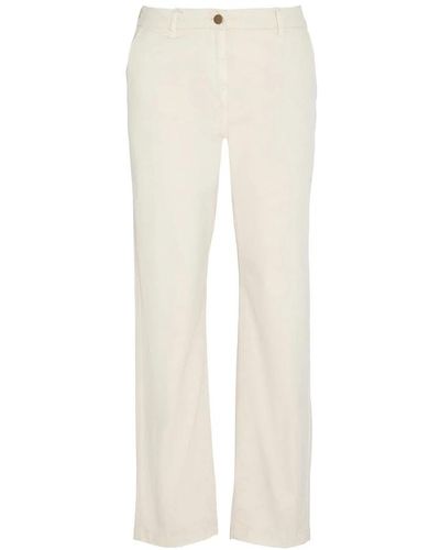 Barbour Pantalones chinos elegantes - Blanco