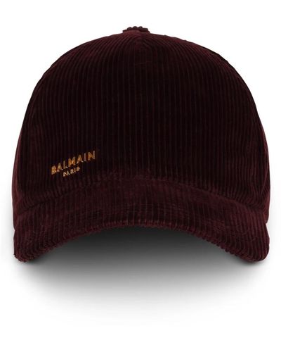 Balmain Chapeaux bonnets et casquettes - Rouge