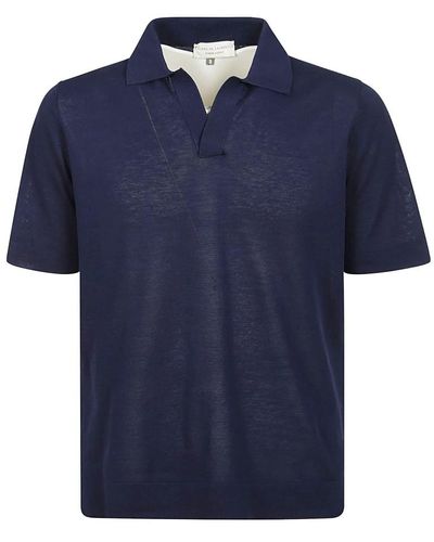 FILIPPO DE LAURENTIIS Polo Shirts - Blue