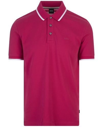 BOSS Polo Shirts - Pink