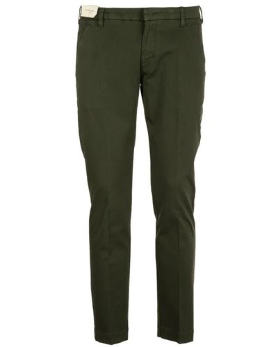 Entre Amis Straight Trousers - Green