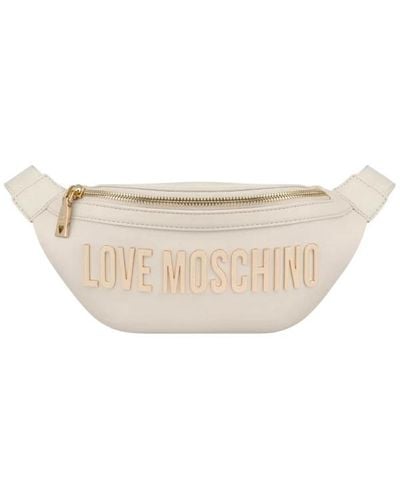 Love Moschino Belt Bags - White