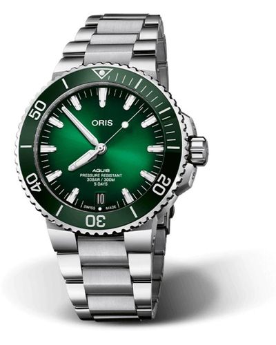 Oris Aquis date calibre 400 orologio automatico - Verde