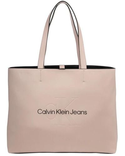 Calvin Klein Tote Bags - Natural