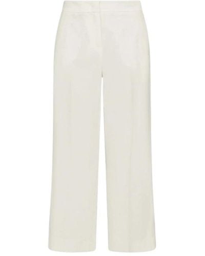 Marella Wide Trousers - White