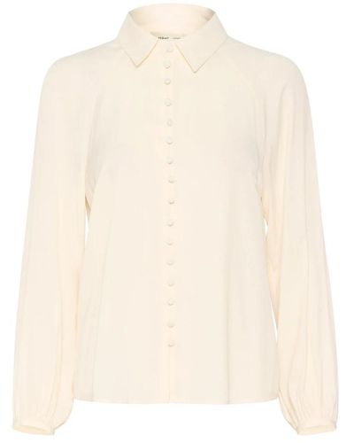 Inwear Elegante cadenzaiw camicia blusa - Bianco