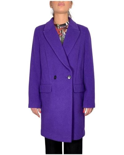 BOSS Single-Breasted Coats - Purple