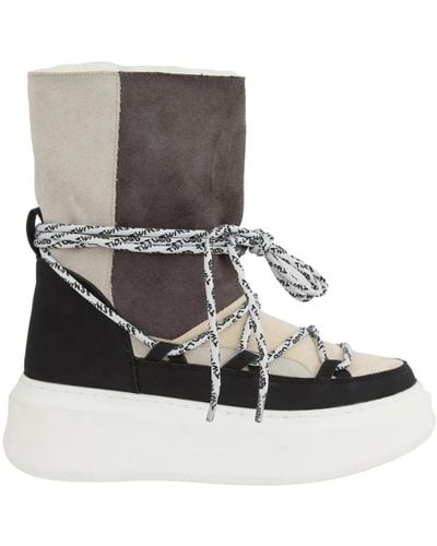 Twin Set Winter Boots - Grey