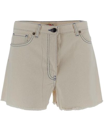Semicouture Denim shorts - Gris