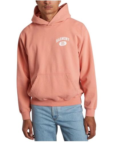 Harmony Cranberry ivy league hoodie - Rot
