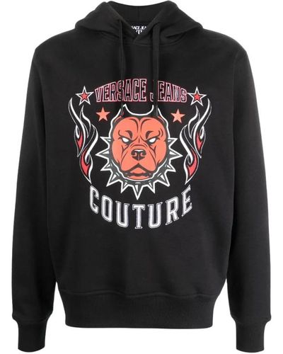 Versace Jeans Couture Hoodies - Black