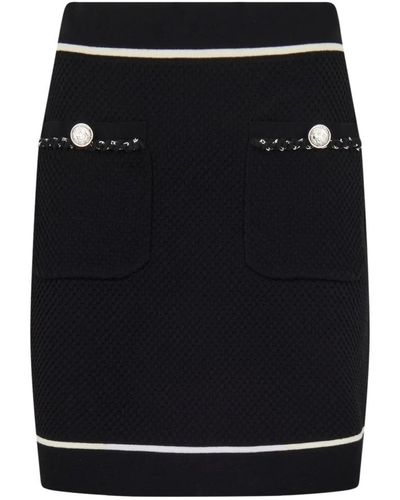Pinko Short Skirts - Black