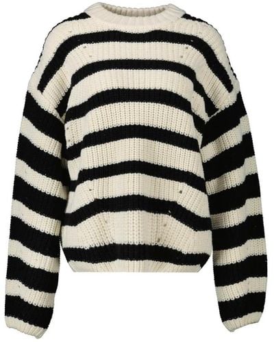 co'couture Round-Neck Knitwear - Black