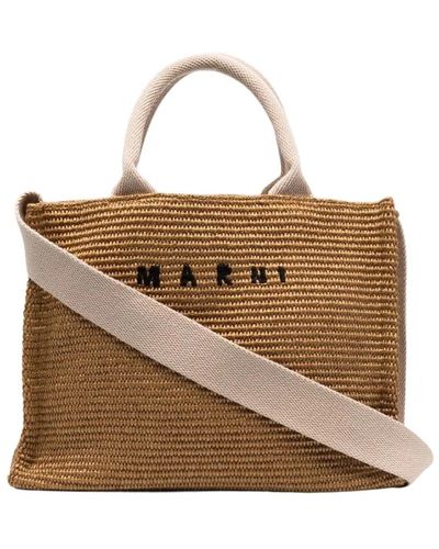 Marni Tote Bags - Brown